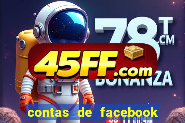 contas de facebook abandonadas com senha e email